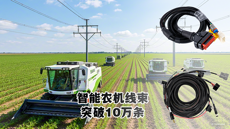 喜訊！蘇州凱佰樂智能農機線束生產破10萬條